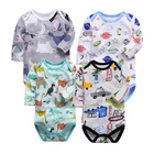 Комбинезон детский, унисекс, хлопок, размер: 3 m6м9 m12м18 m24м, большой выбор цветов