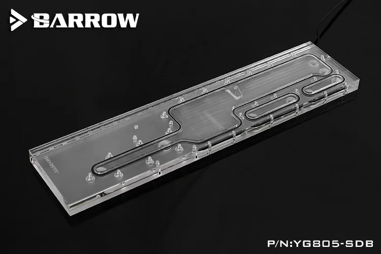 

Barrow RGB Liquid Water Cooling Waterway Distro Plate Reservoir for INWIN 805 805C Chassis YG805-SDB