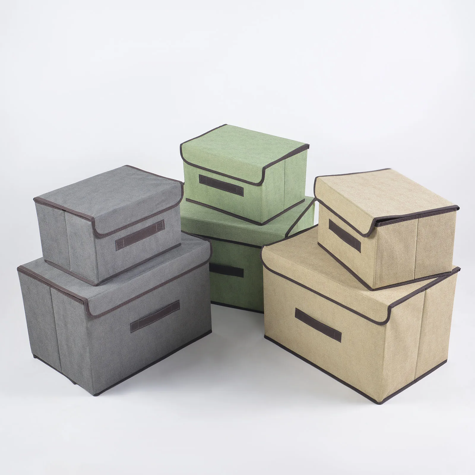 1 шт. многофункциональная коробка для хранения одежды из хлопка и льна носки