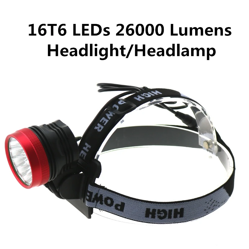 26000 люмен 16XCREE-XML-T6 светодиодный передние велосипедные фары и водонепроницаемый MTB дорожный велосипед фара 3 режима 3 Цвета