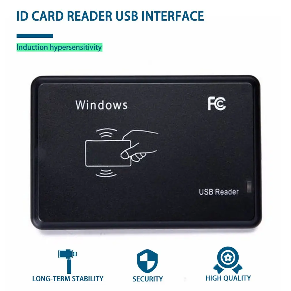 Ультра тонкий компактный размер 13 56 МГц USB RFID Бесконтактный датчик приближения