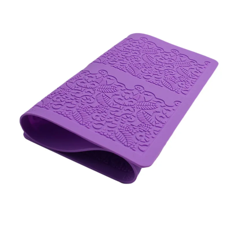 Люк продукты большой Размер 4 полосы листья Силиконовые Инструменты для укладки