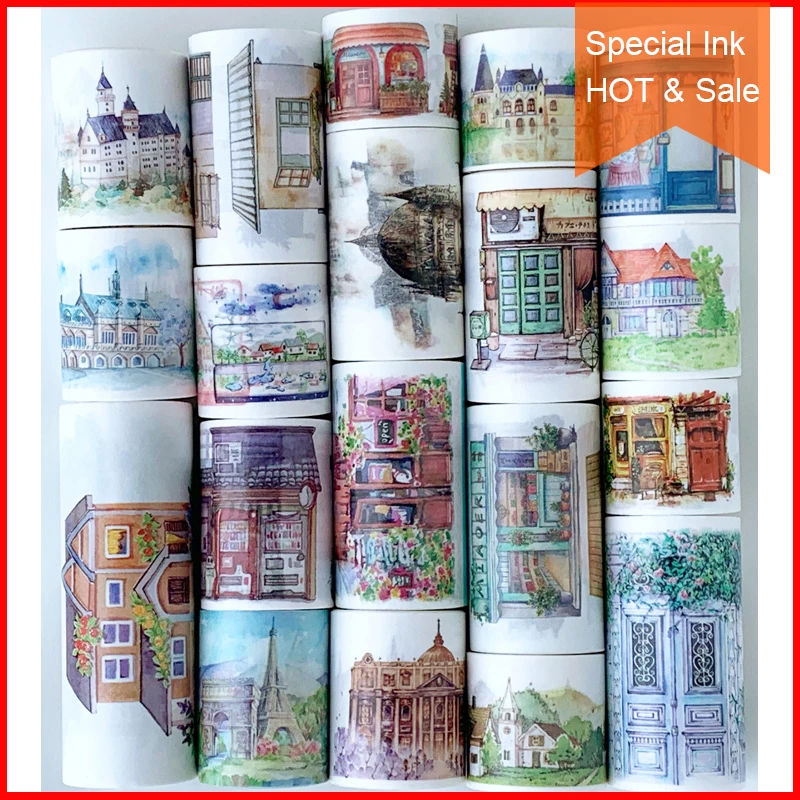

Free shipping,Special ink washi tape,69857,DIY craft masking tape,Scrapbook Diary,Many Coupons & building patterns.HOT & SALE