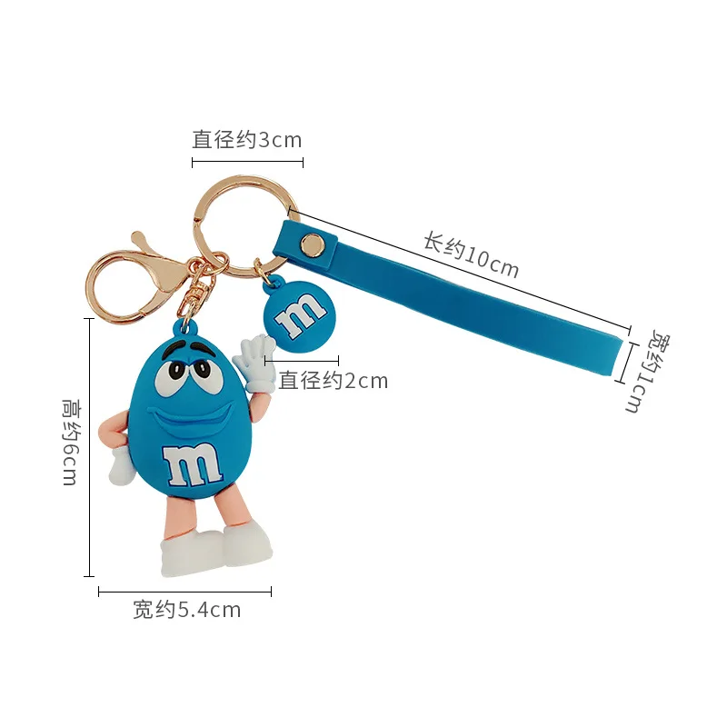 

Chocolate Chip Doll Pendant Cartoon Key Chain Lovers Key Chain Small Gifts For Men And Women Satchel Hanging Ornaments Keyring