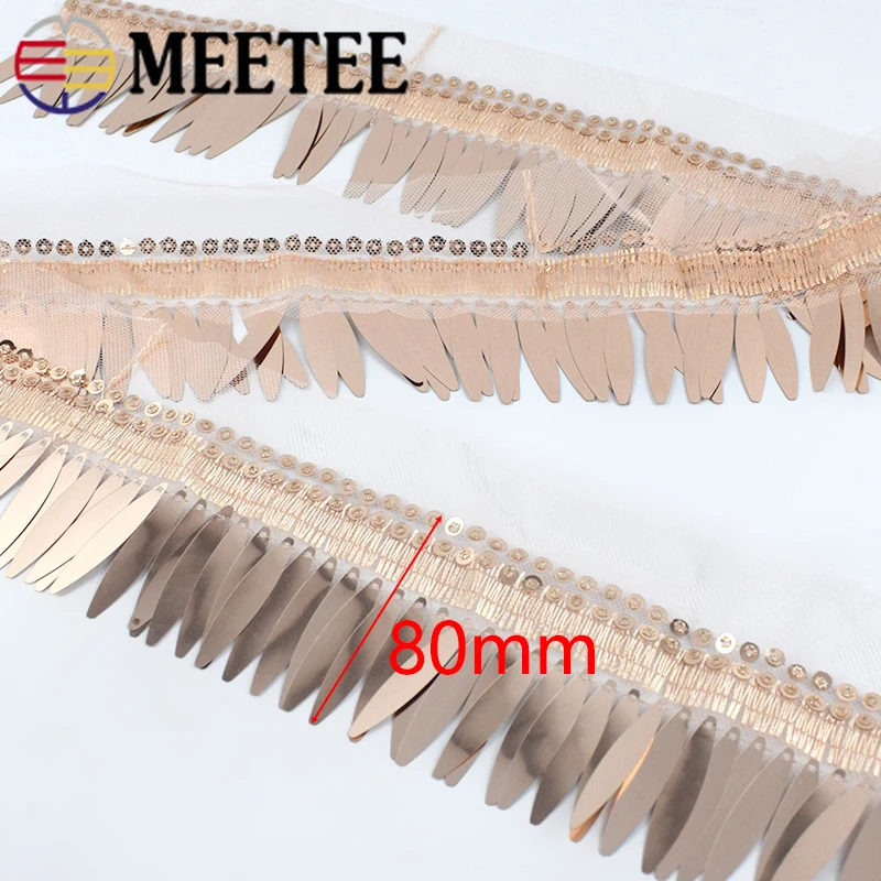 4 метра блестки кружевная отделка кисточка вышитые ленты из органзы тесьма для
