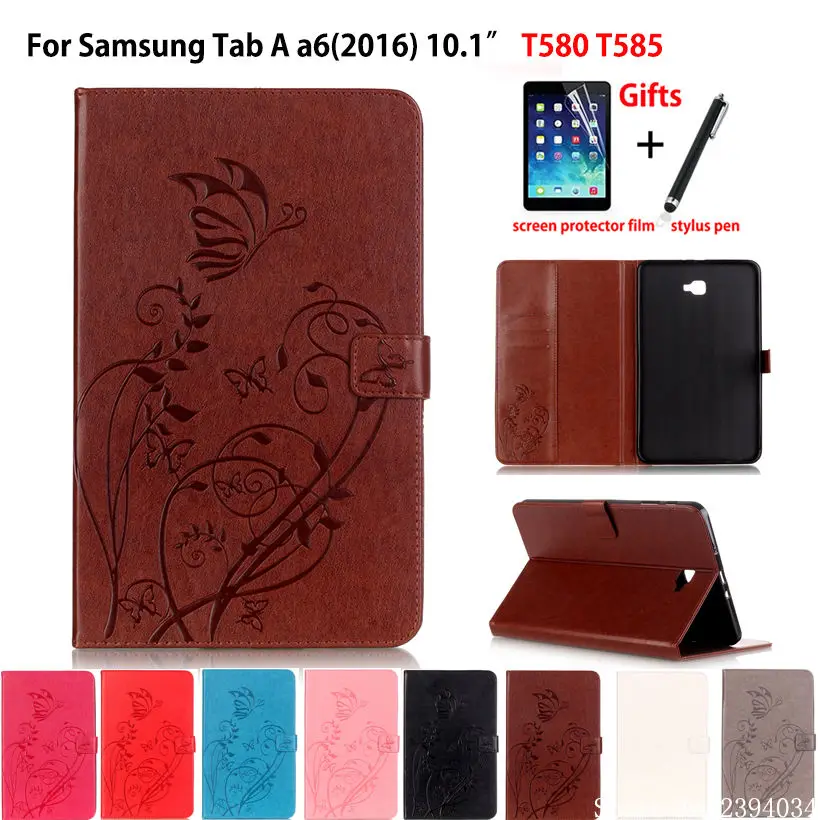 Чехол для Samsung Galaxy Tab A A6 10 1 2016 T580 T585 SM T580N Обложка чехол планшета искусственная кожа