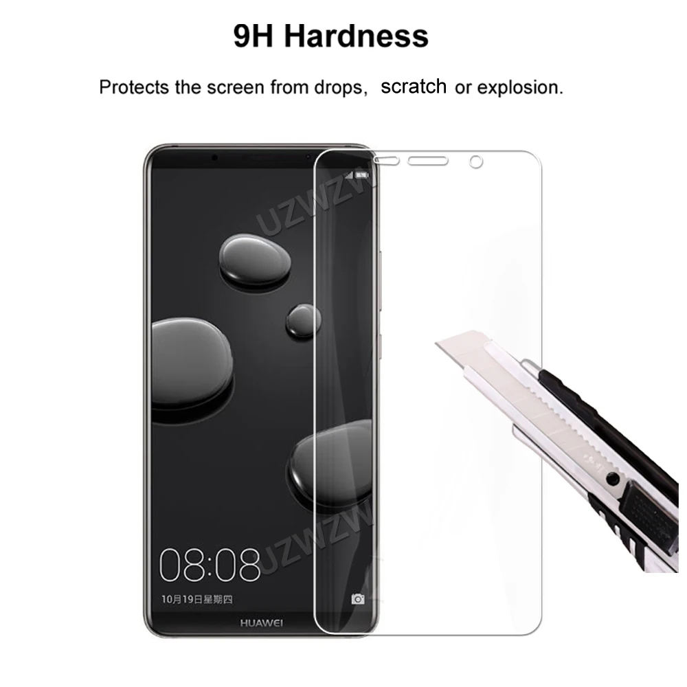 Закаленное стекло для Huawei Mate 10 / Pro прозрачная защитная пленка HD 0 3 мм Твердость 9H