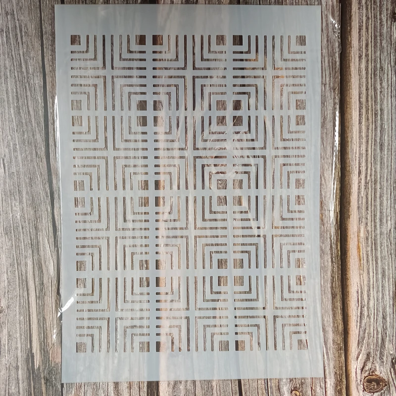 

A4 Size DIY Craft Wall Stencil for Painting on Wood,Fabric,Walls Art Scrapbooking Stamping Album Embossing Paper Cards
