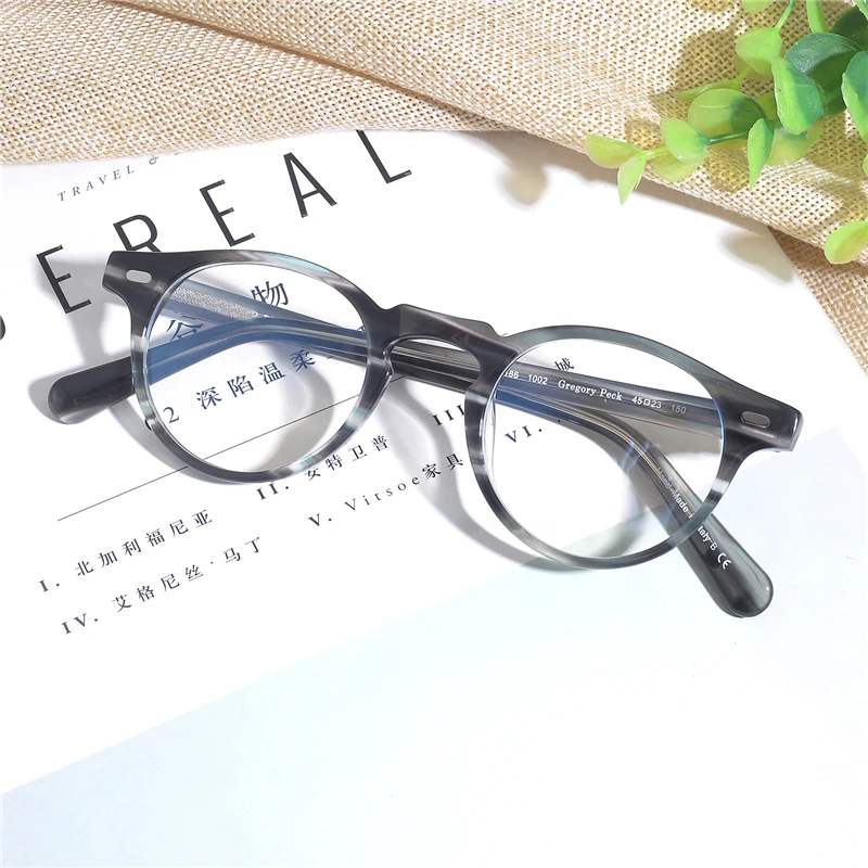 Винтажные оправы для очков в стиле ретро очки чтения Грегори Пек оправа мужчин и