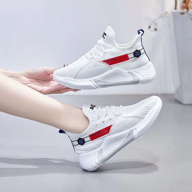 

Women Casual Sport Shoes Fashion Men Running Shoes for Women Mesh Sneakers Vulcanize Shoes Black White Non Slip Tenis Feminino