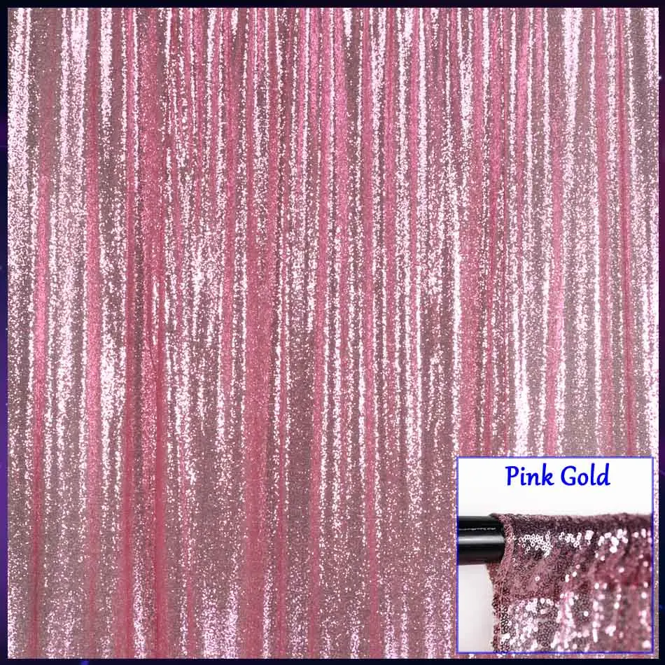 Pink Gold 4ftx8ft/4ftx10ft блестящий серебристый/Золотой блестящий фон для свадебной фотосъемки, Вечерние Декорации - Цвет: Pink Gold