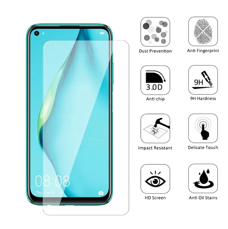 3 1 шт. Защитное стекло для huawei p40 lite p 40 40light p40lite 40p Защита экрана закаленное tremp