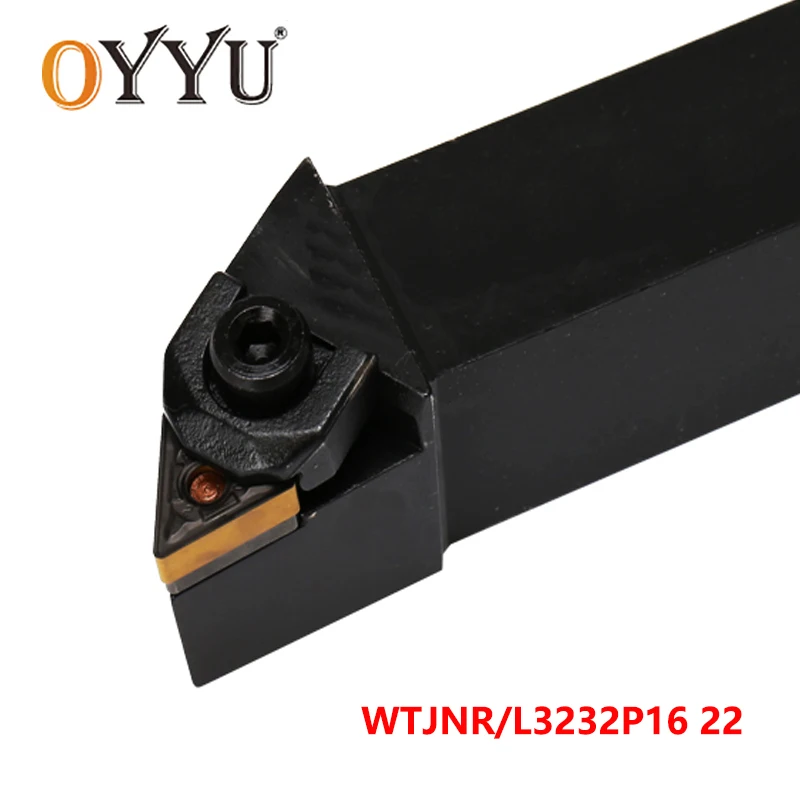 

OYYU 32*32 WTJNR3232P16 WTJNL3232P16 WTJNR WTJNL WTJNR3232P22 WTJNL3232P22 Turning Tool Holder Lathe Cutter Arbor CNC Cutting