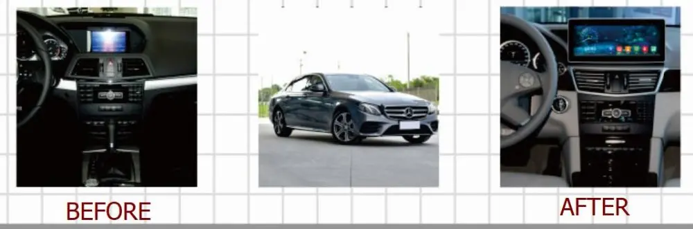 Автомобильная аудиосистема IPS 4 ГБ ОЗУ 64 Гб ПЗУ Android 10 для Benz E260 головное