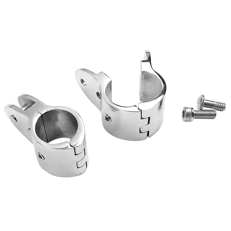 

Top!-Stainless Steel Marine Awning Hinge, Marine Awning Sliding Pipe Clamp, Marine Hardware Accessories