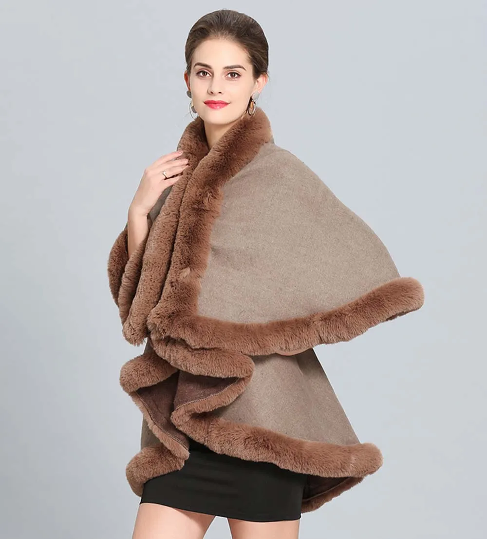 Женская двусторонняя куртка HanDanTian с воротником из искусственного меха | одежда