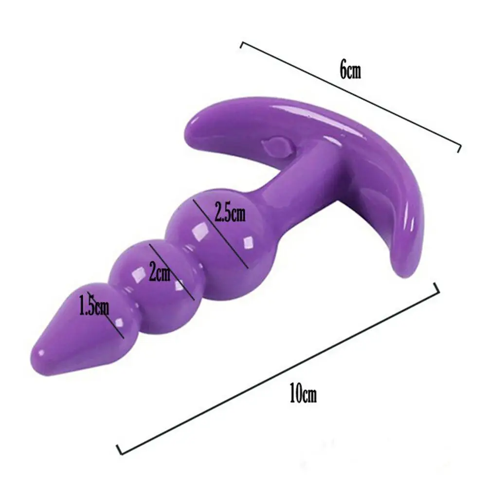 Силиконовые бусины Анальная пробка Стимулятор точки G массажер женщина мужчина