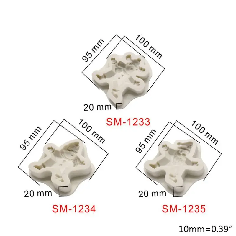Рождественская тема лось снеговик помадка конфеты форма для сахарной пасты