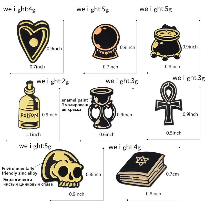 Волшебная ретро-книга ведьма крафт любовь череп колдрон ядовитый песочные часы