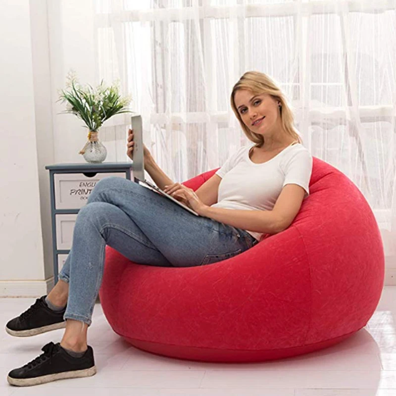 

PVC Lounger Seat Bean Bag Comfortable Large Lazy Inflatable Sofa Chairs Sofas Pouf Puff Couch Tatami Outdoor Furniture Camping
