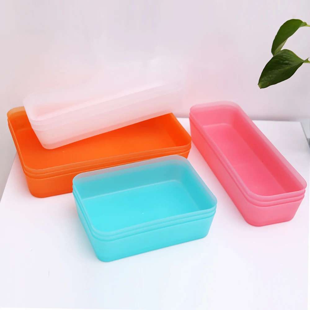 

Drawer Organizers Plastic Desktop Sundries Cosmetic Container Make Up Storage Box Multifunction Home Kitchen Storage Accessories