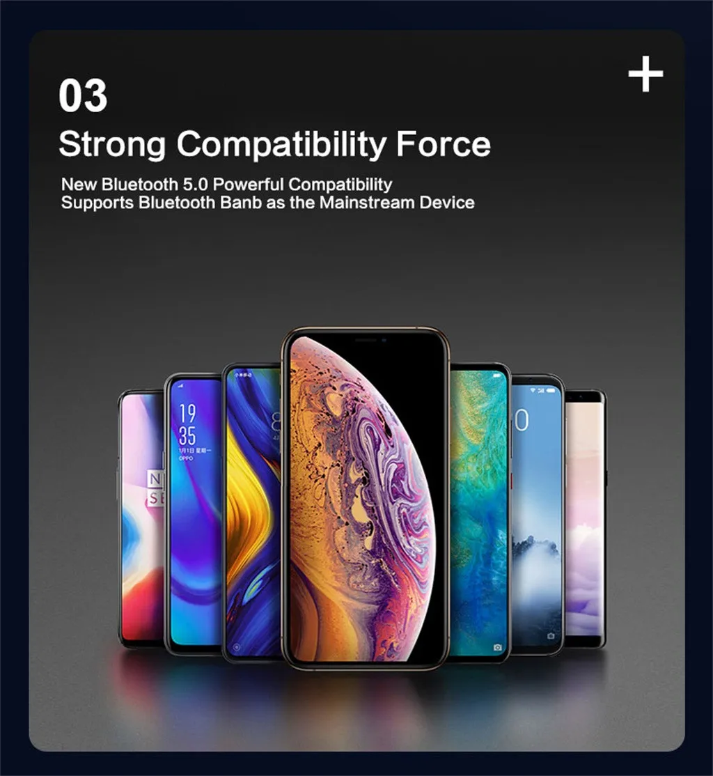 

New Blueteeth 5.0 Headset Wireless Sports Earphones Mini Earbuds Stereo Headphones Waterproof Earbuds Headset With Microphone