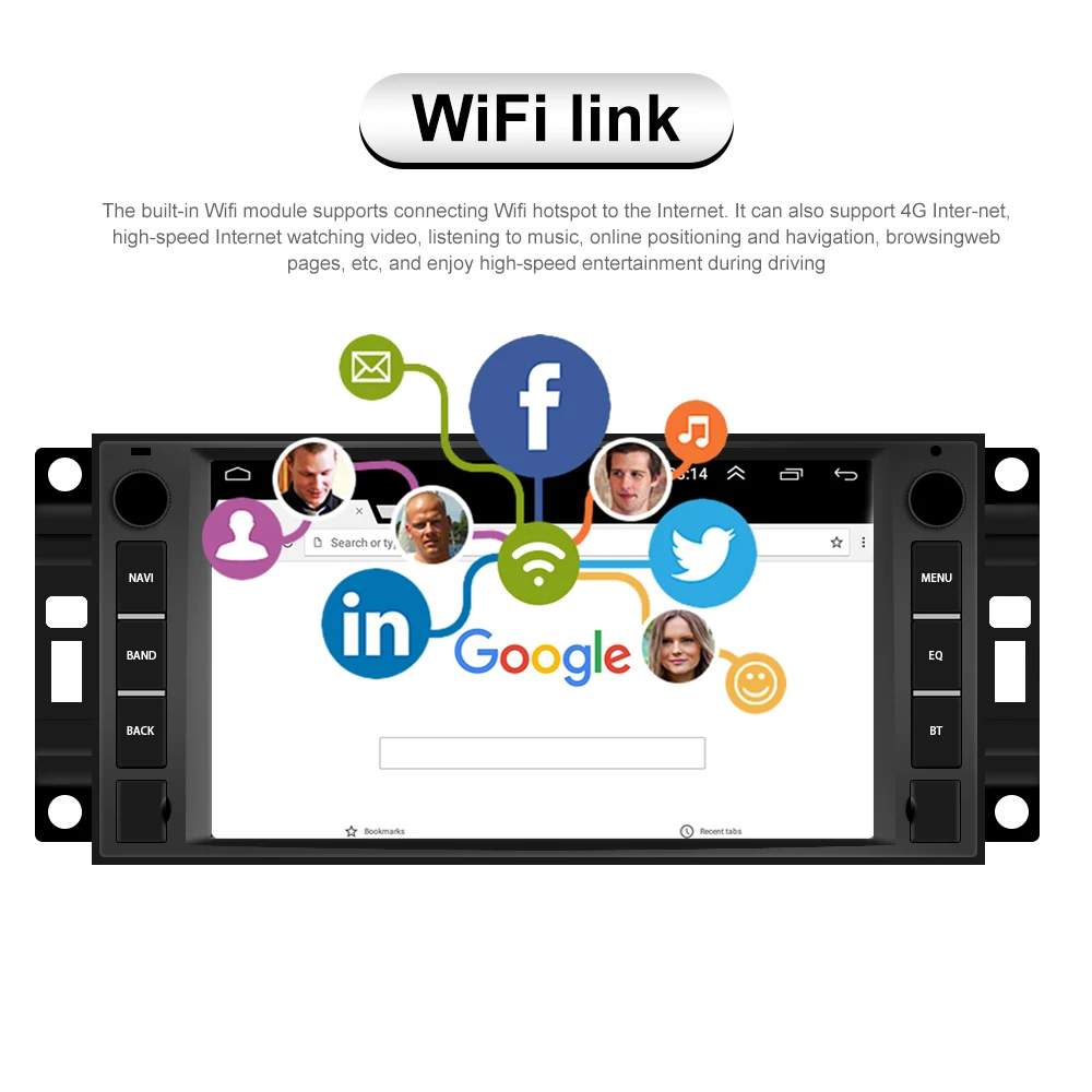 Автомагнитола Leekooluu 2DIN Android 10 GPS-навигация Wi-Fi Carplay мультимедийный плеер для