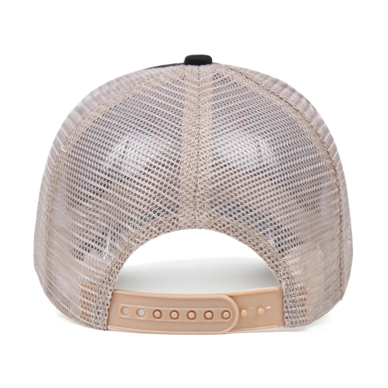 

New arrival animal logo trucker hat Bear summer breathable baseball cap men's and women's mesh cap hip-hop hat