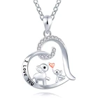 Ожерелье-цепочка женское серебристое в форме слона, подарок на день матери, 2021