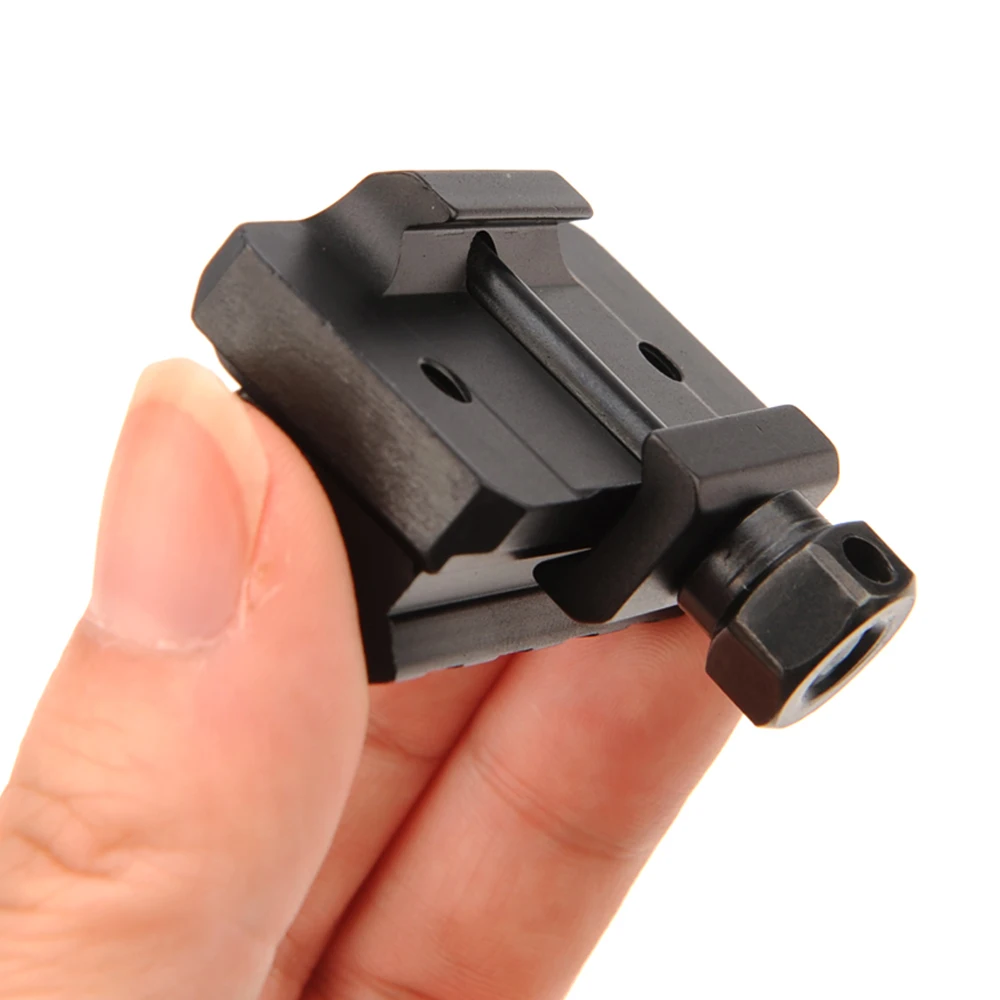 

Tactical 4 Slot Low Riser Picatinny Rail with Spirit Bubble Level Increase Level Bracket Scope Mount Base Weaver for Rifle