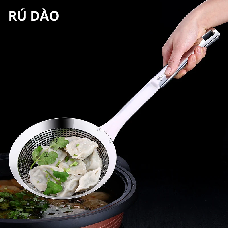 Ложки с длинной ручкой половник дуршлаг плита жареный кухня большие