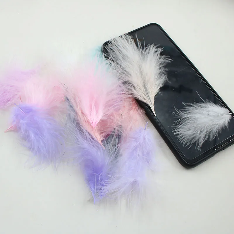 100 Pcs Chicken Feather 5-8 Cm 1.5-3 Inches Turkey Feathers Carnival Halloween Christmas DIY Craft Decoratie Wedding Decoration | Дом и сад