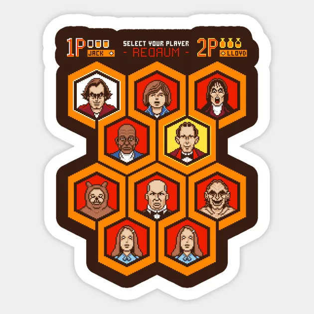 Классические Стикеры из фильмов целлюлозно-фантастические Leon The Shining Kill Bill