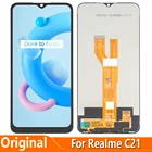 Оригинальный ЖК-дисплей 6,5 дюйма для Realme C21 RMX3201 кодирующий преобразователь сенсорного экрана в сборе C20 RMX3063 RMX3061