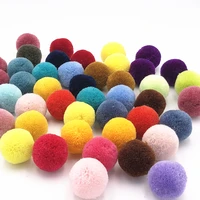 70pcsbag 25mm cashmere pompom ball diy wedding home velvet ball crafts clothing jewelry scarf wedding sewing craft accessories