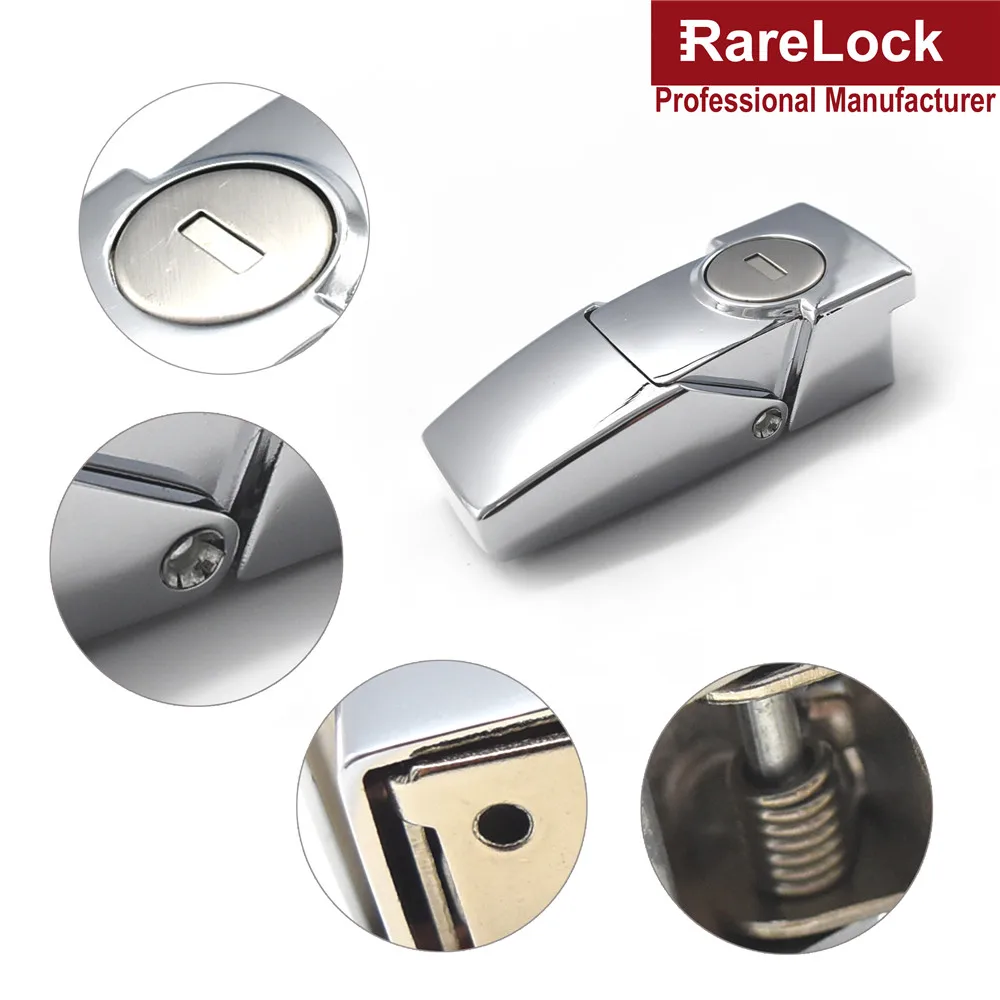 Rarelock Засов Замок для раздвижной двери почтовый ящик воздушный шкаф шкафчик мебель ящик JA57-3 ff