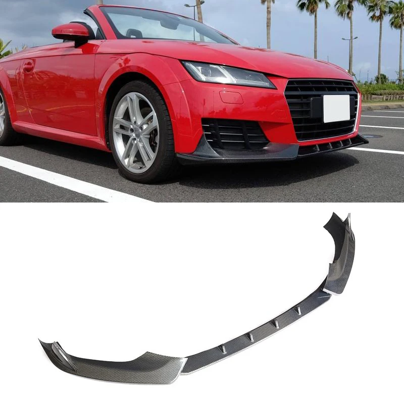 Углеродное волокно передний бампер для Audi TT стандартный диффузор 2015 2016 2017 2018 |