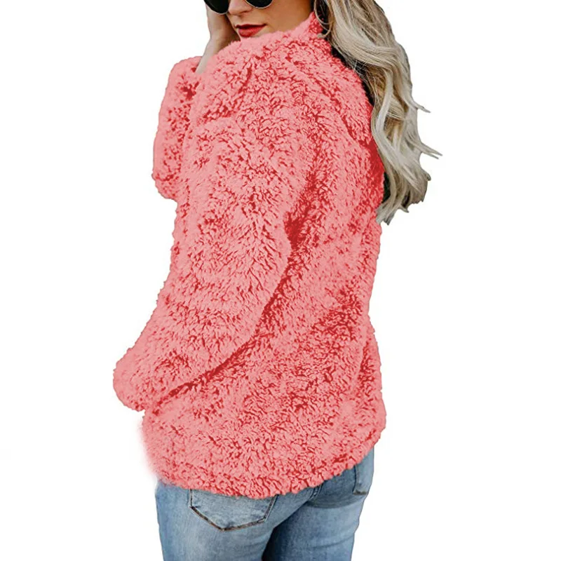 

Lucyever Women Fashion Turtleneck Knit Sweaters Autumn Winter Thick Flannel Warm Pullovers Woman Casual Solid Color Tops Mujer