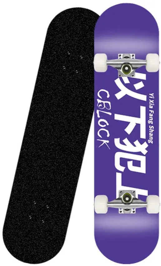 

Skateboard 80cm Pop Complete Skateboard 7-Layer Maple Wood Skateboard Teen Adult Beginner Girls Boys Skateboard