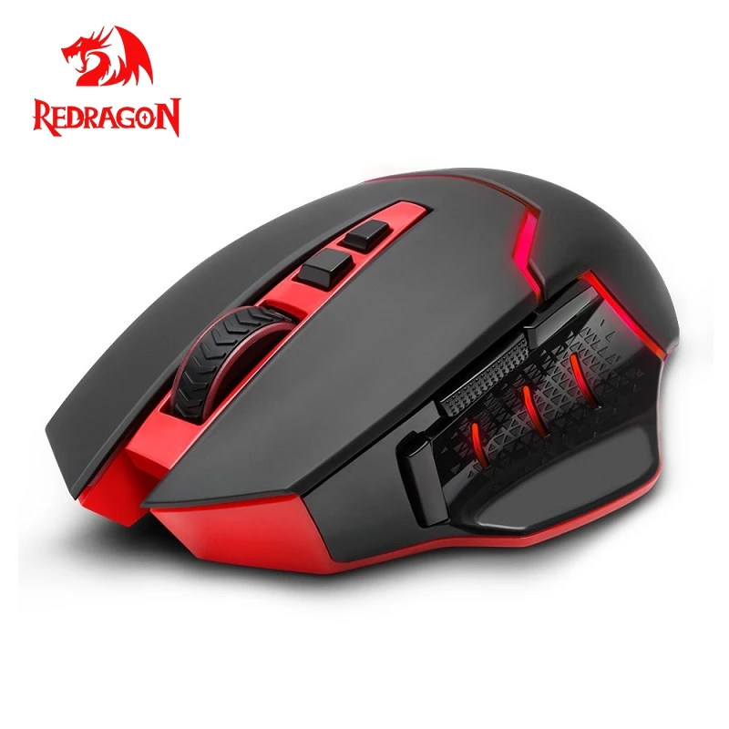 Redragon MIRAGE M690 USB Беспроводная игровая мышь 2 4G 4800 точек/дюйм 8 кнопок Программируемый