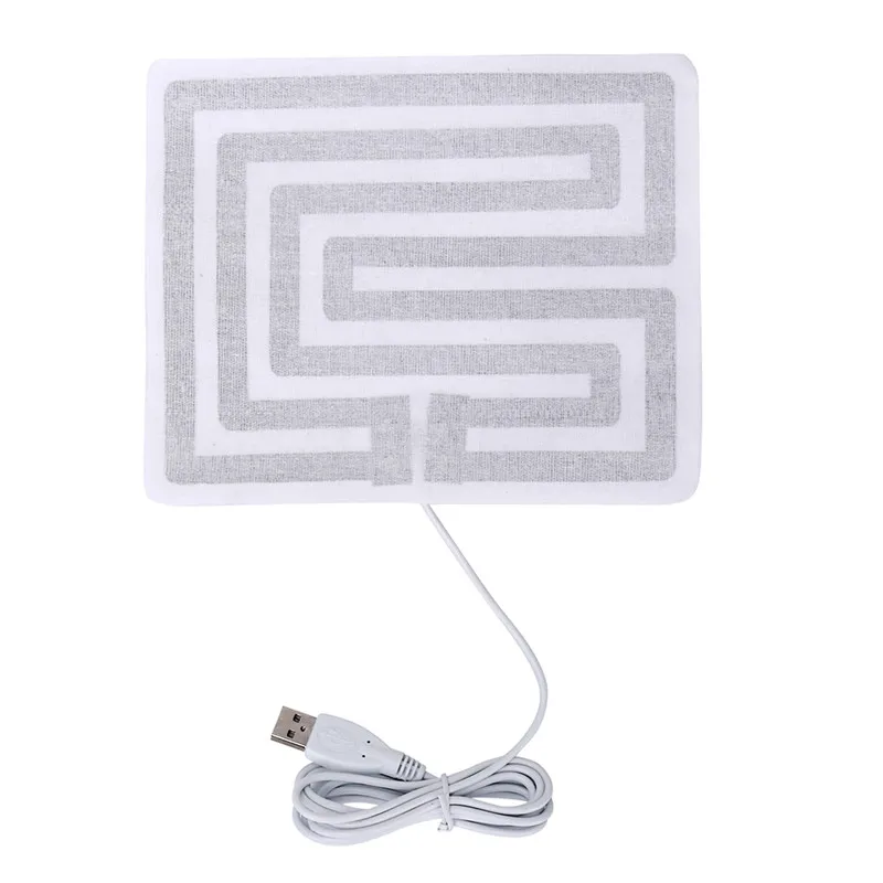 

1pc 5V USB Heated Socks Carbon Fiber Pads Electric Heated Winter Warm Arm Hands Waist Heated Gloves