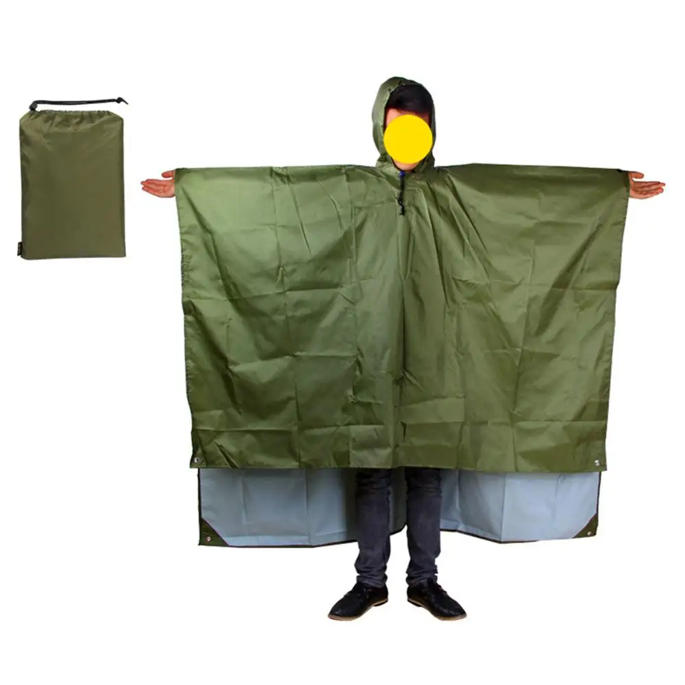 3 в 1 плащ рюкзак водонепроницаемый дождевик с капюшоном походный велосипедный от