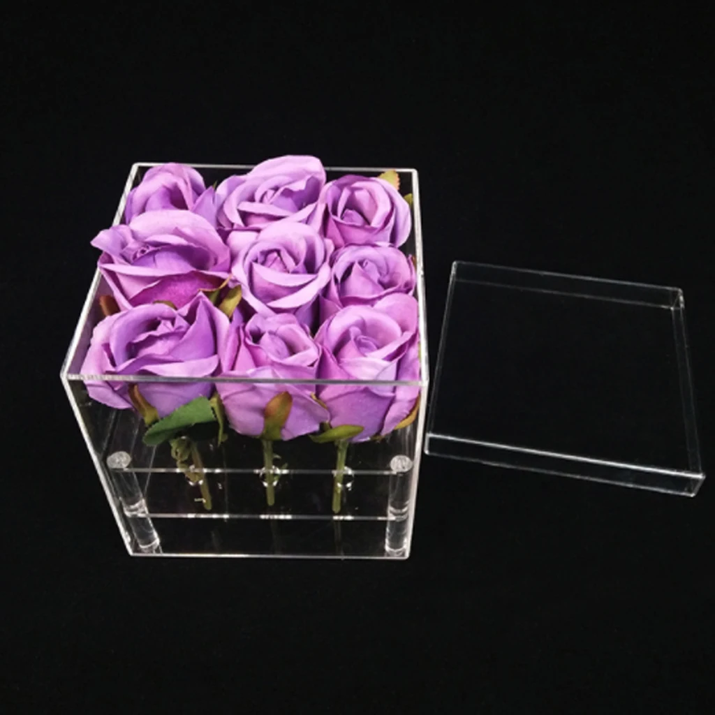 Прозрачный акриловый Органайзер для макияжа косметический Чехол-держатель