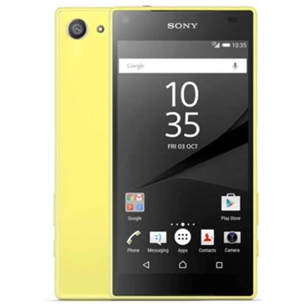 Цвет: желтый sony Z5 компактный SO-02H разблокированный 2 Гб ОЗУ 32 Гб ПЗУ Android четырехъядерный и четырехъядерный телефон 23MP 1080P GSM - Цвет: Цвет: желтый