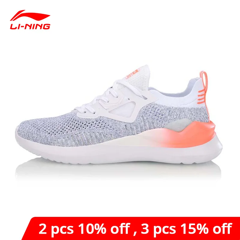 Женские ботинки для повседневного образа жизни Li Ning дышащая моно пряжа подкладка