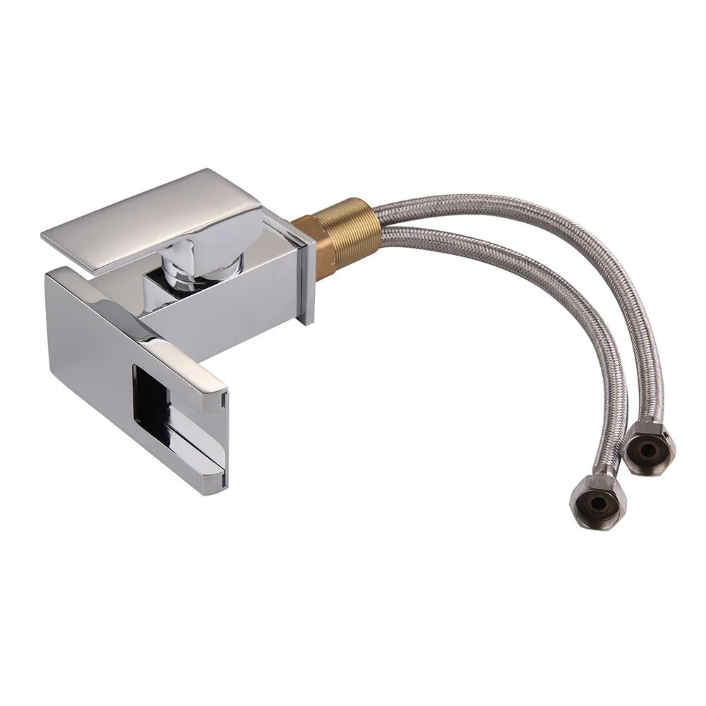 

LED Bathroom Lavatory Sink Waterflow Faucet with Hose