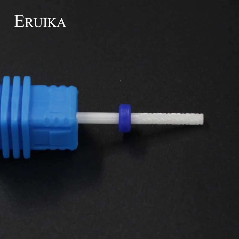 ERUIKA, керамические сверла для ногтей, фреза для удаления заусенцев и кутикулы, инструменты для маникюра