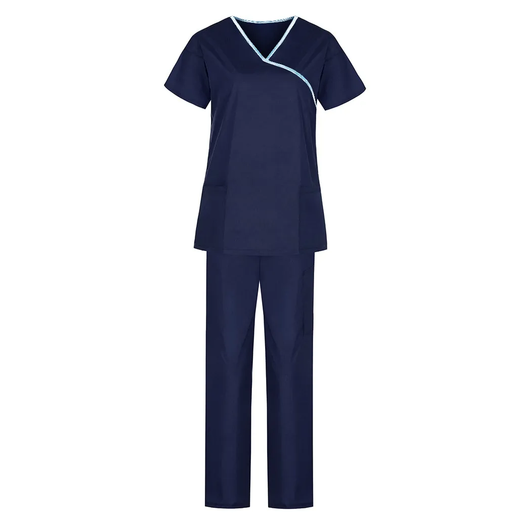 Для женщин короткий рукав с круглым вырезом Топы + штаны комплект для кормления