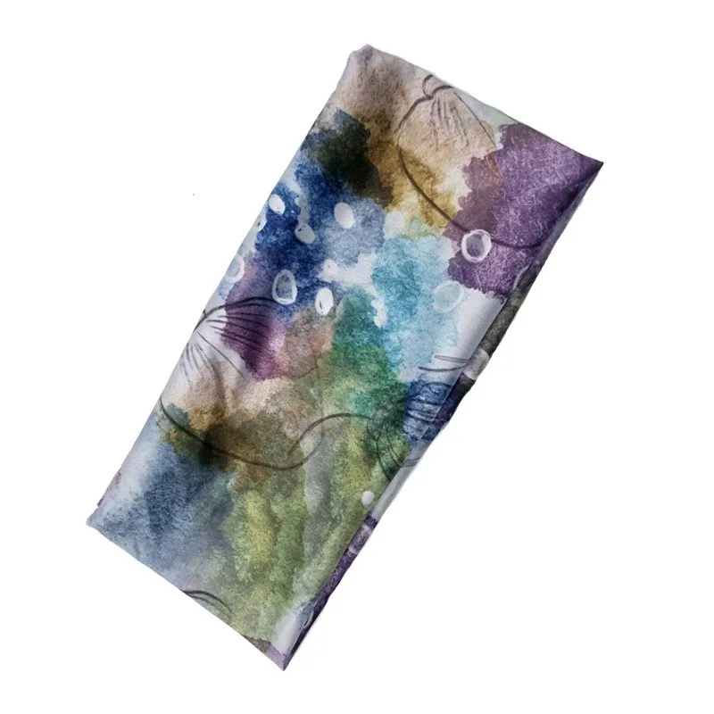 

Fashion Wide Cotton Stretch Headband For Women Headwrap Turban Floral Printed Elastic Hairbands Female Hair Accessories