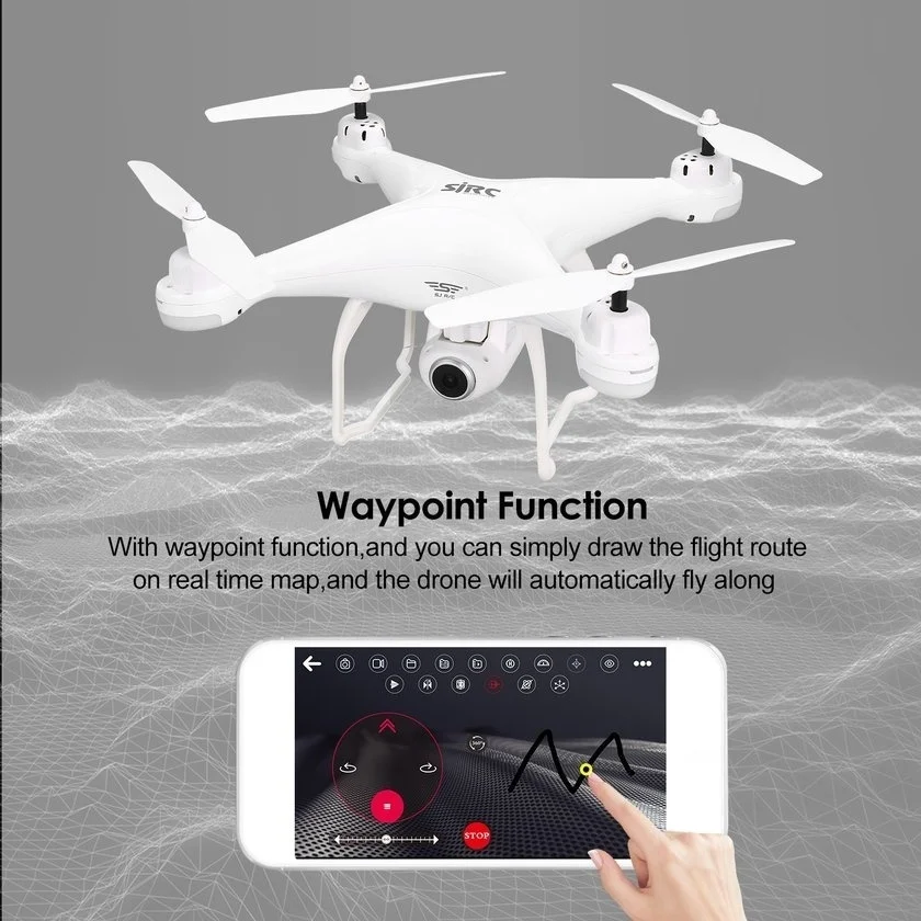 GPS RC Квадрокоптер Wi Fi Дрон с камерой FPV 1080P камера селфи удержание высоты
